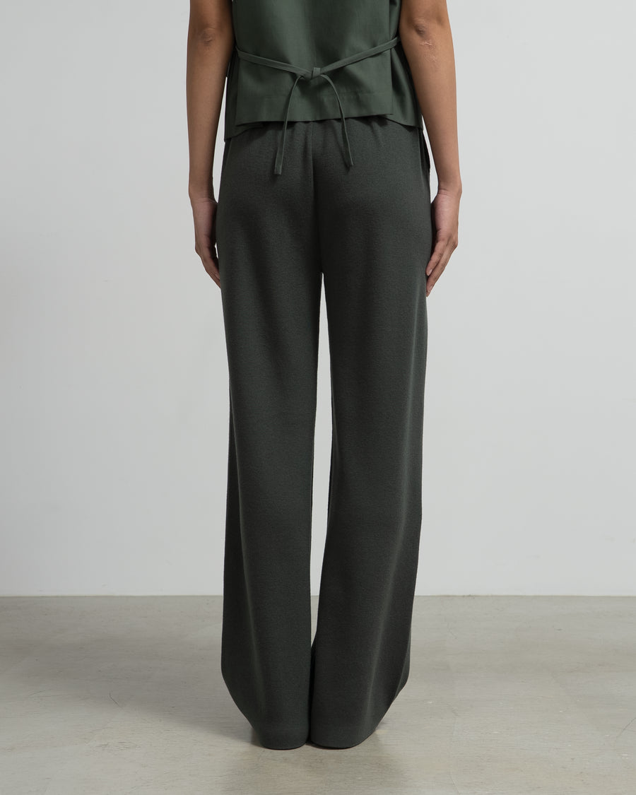 Mercerized Fine Wool Knit Pants