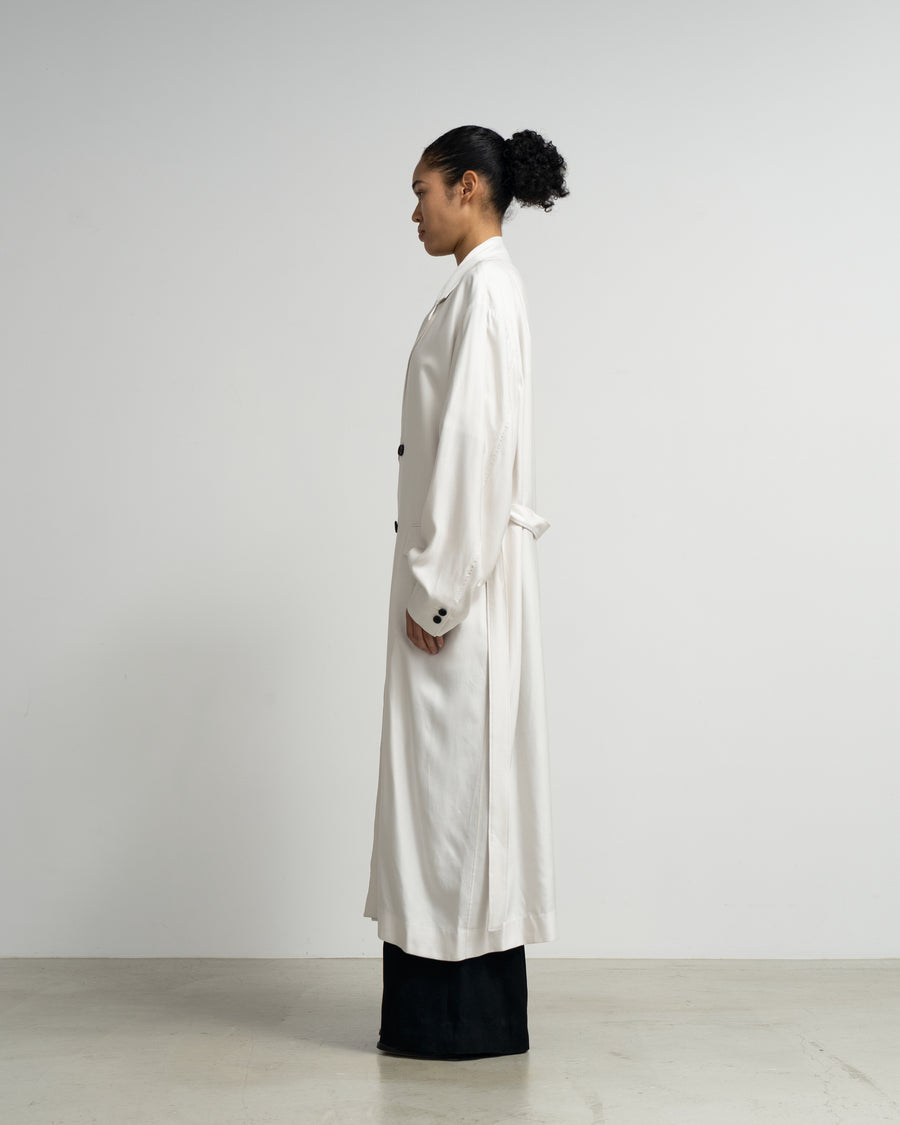 SALE- Viscose Cupro Back Satin Oversized Coat – Graphpaper
