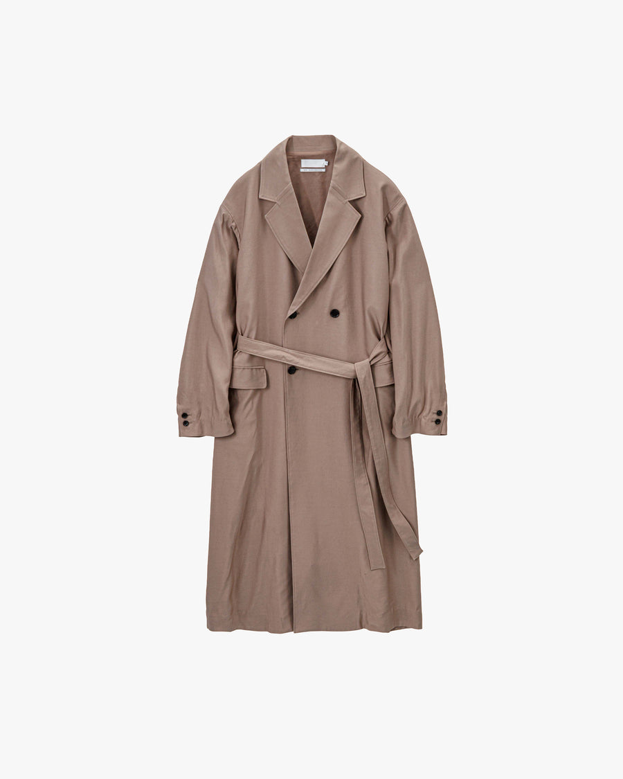 Viscose Cupro Back Satin Oversized Coat – Graphpaper