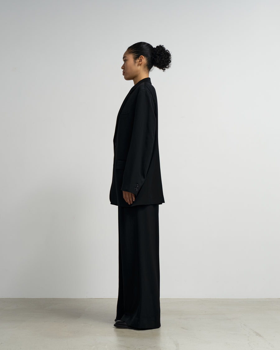 Wool Doeskin Oversized Jacket