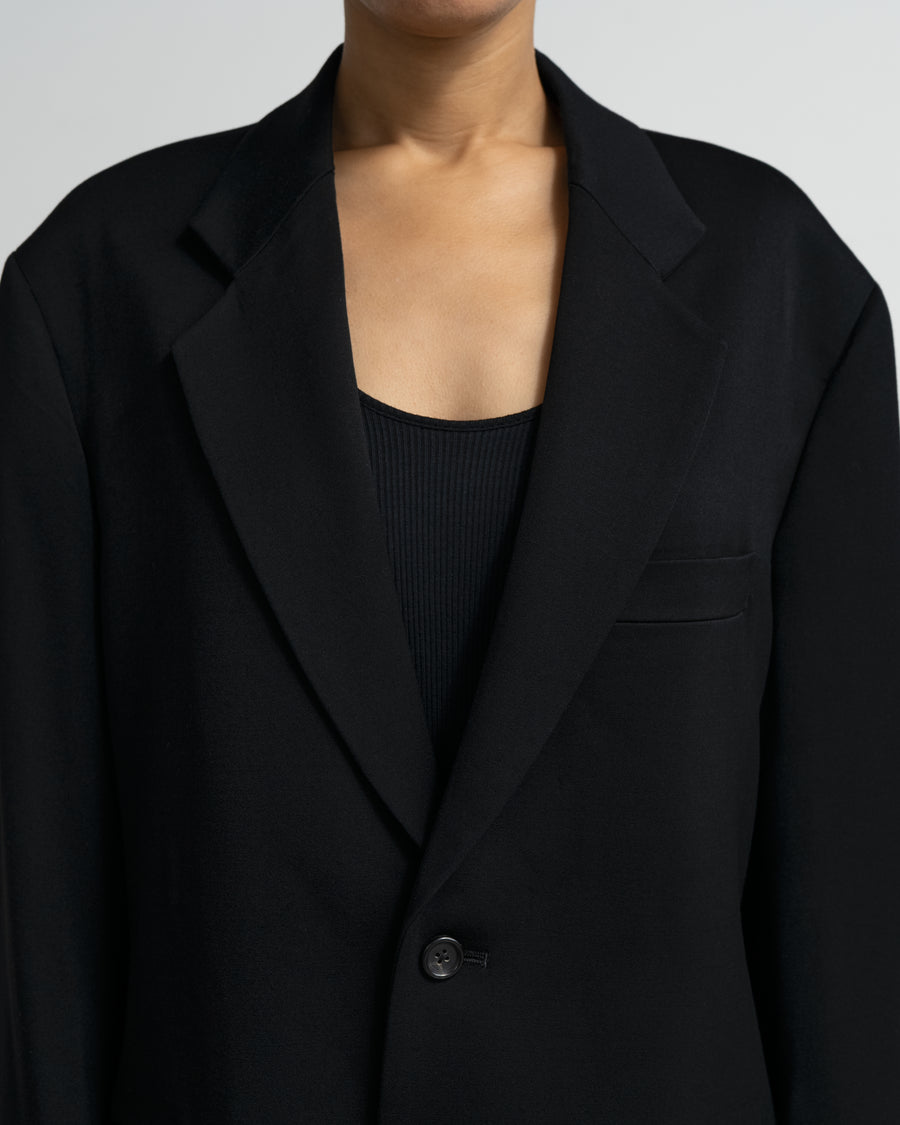 Wool Doeskin Oversized Jacket