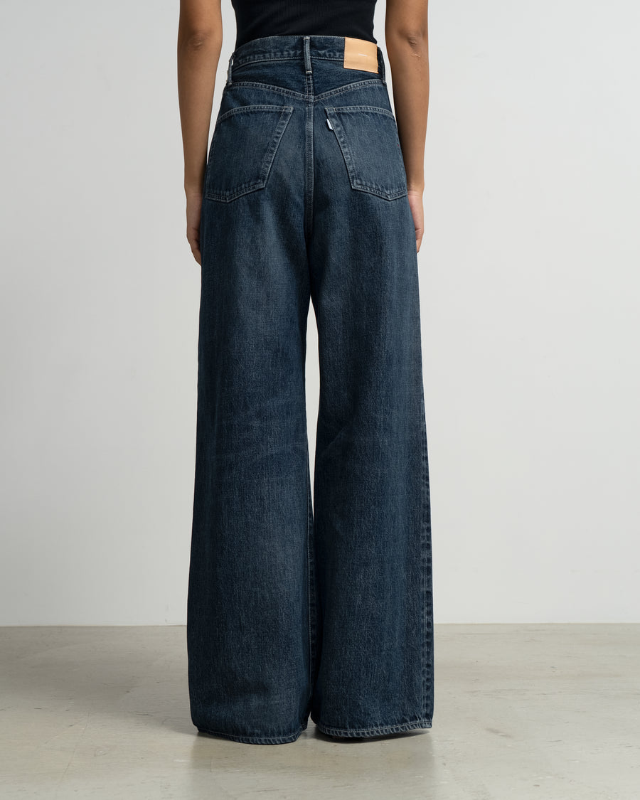 Selvage Denim Two Tuck Wide Pants -DARK FADE- – Graphpaper