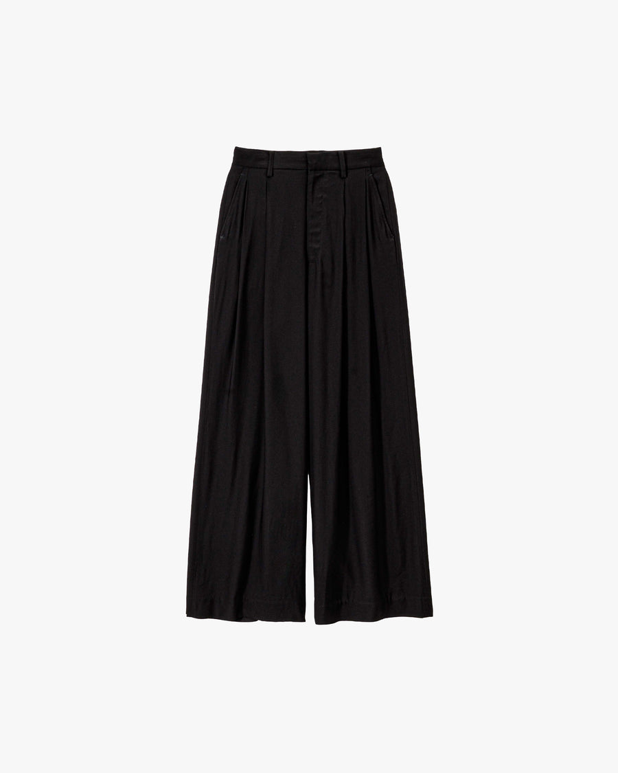 Viscose Cupro Back Satin Wide Trousers – Graphpaper