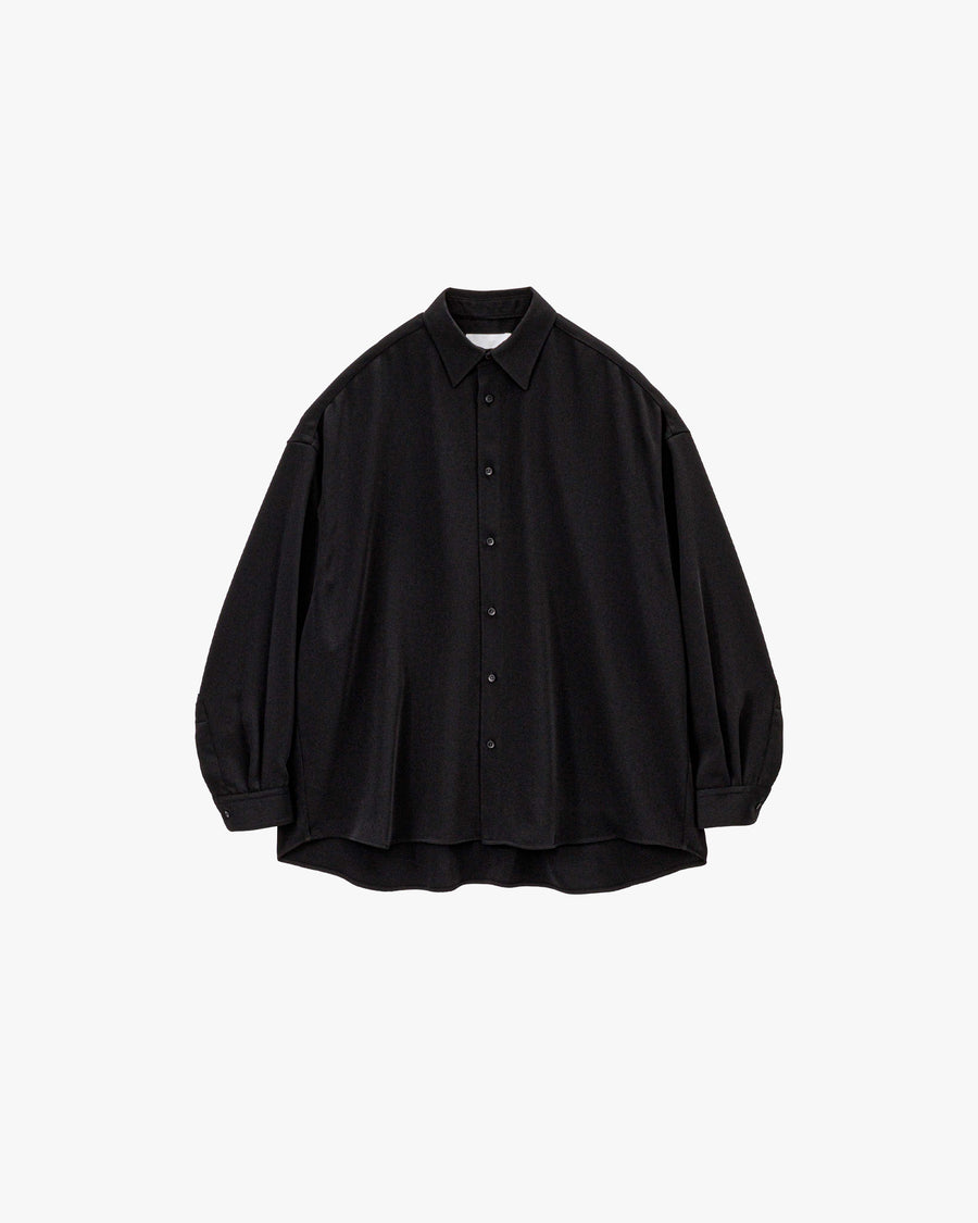 Satin Oversized Regular Collar Shirt – Graphpaper