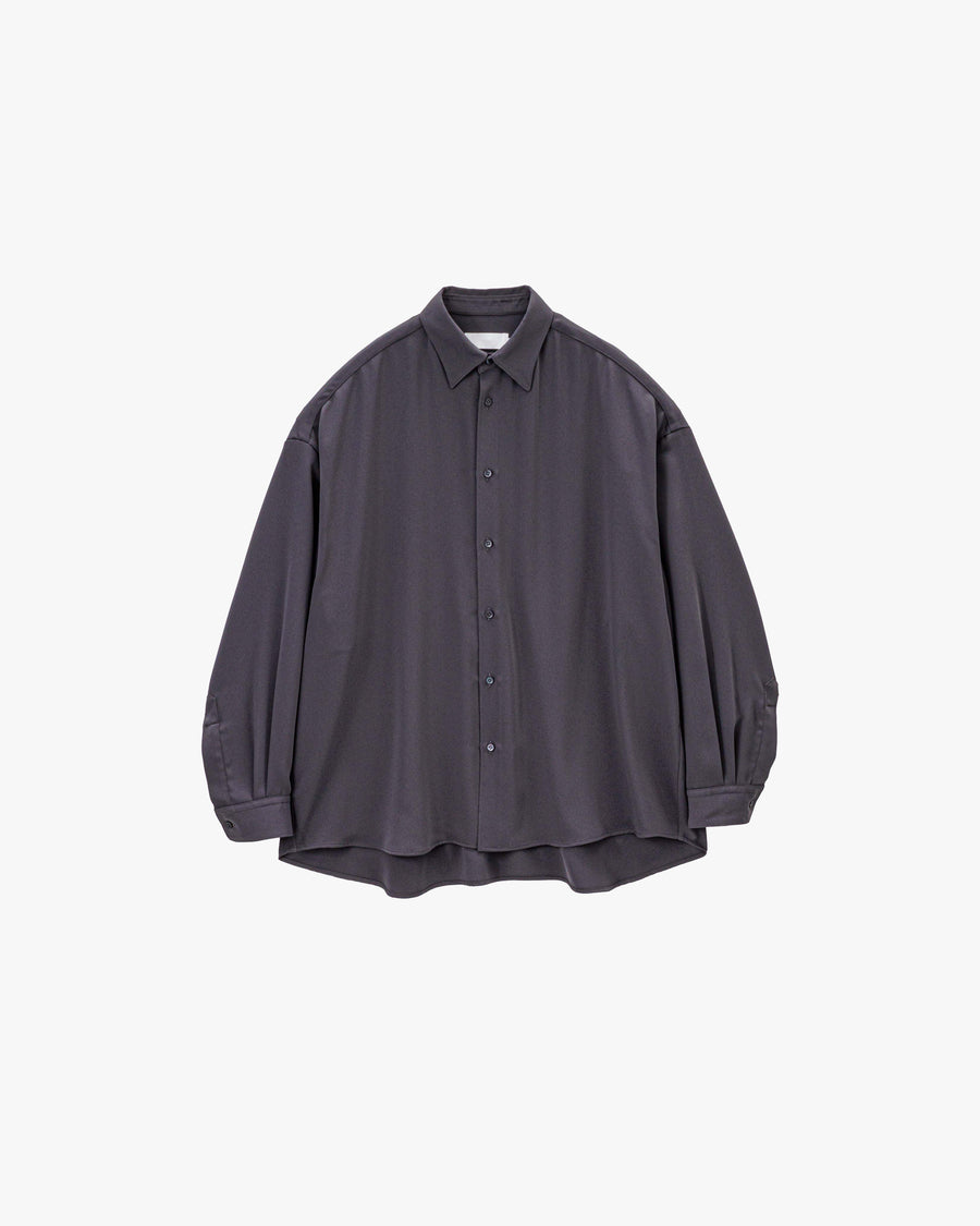 Satin Oversized Regular Collar Shirt – Graphpaper