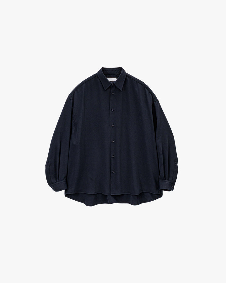Satin Oversized Regular Collar Shirt