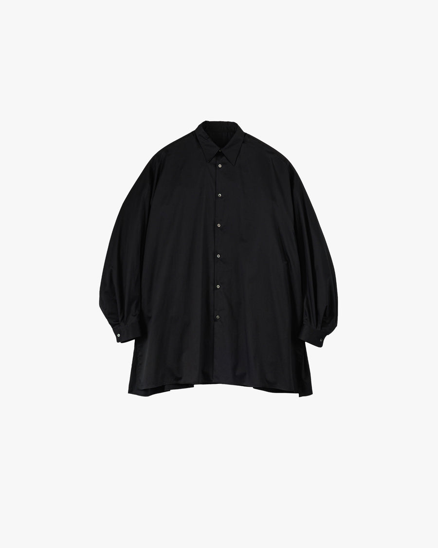 Silicon Poplin Deep Slit Regular Collar Shirt – Graphpaper