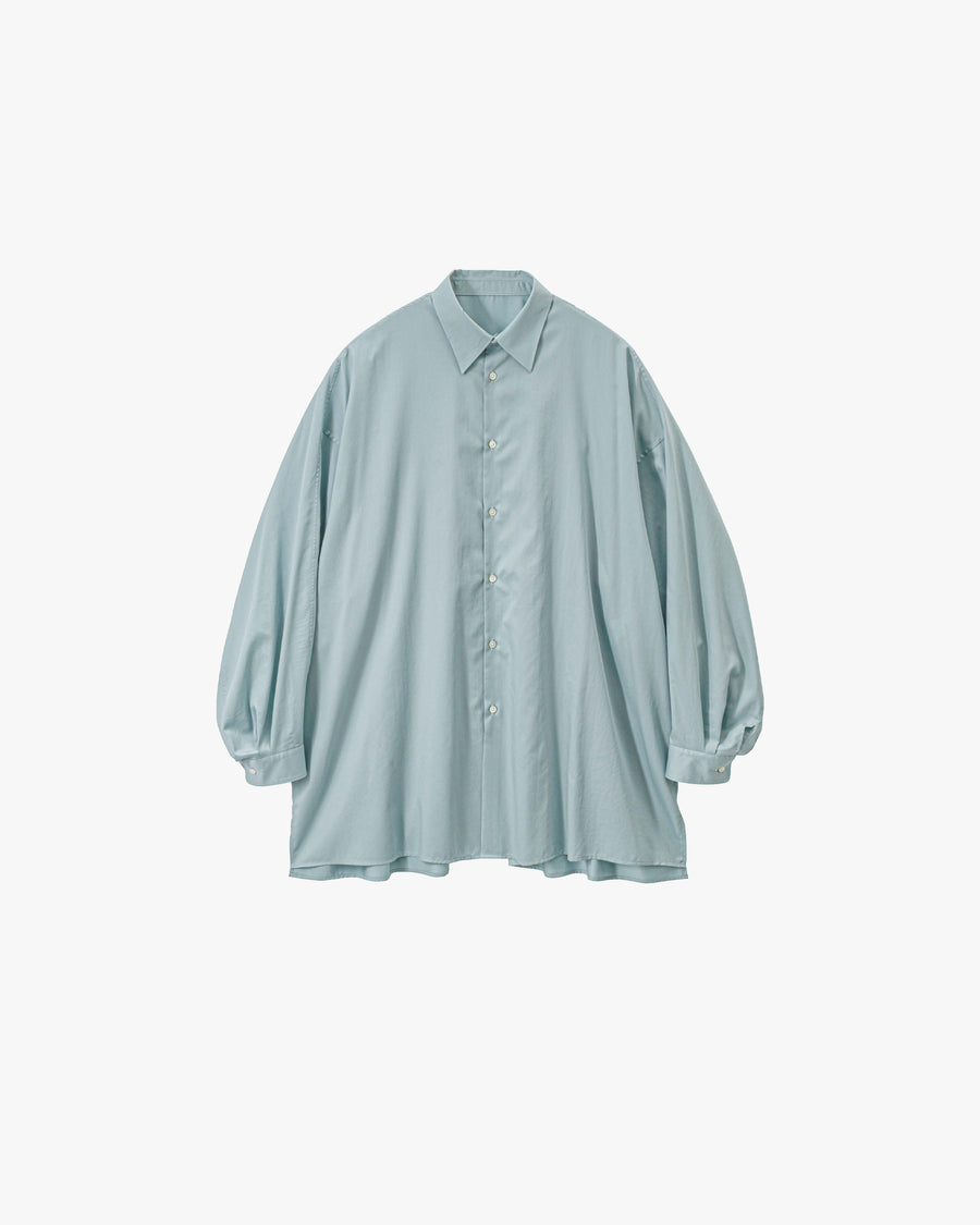 Silicon Poplin Deep Slit Regular Collar Shirt – Graphpaper