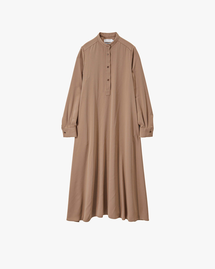 Satin Band Collar Dress