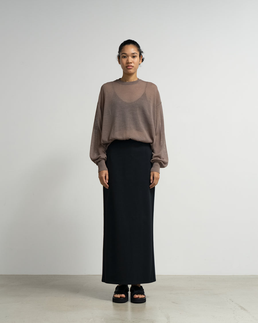 Coiled Wool Nylon Oversized Crew Neck Knit – Graphpaper