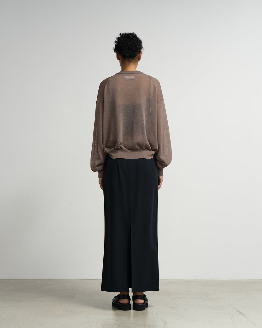 Coiled Wool Nylon Oversized Crew Neck Knit – Graphpaper
