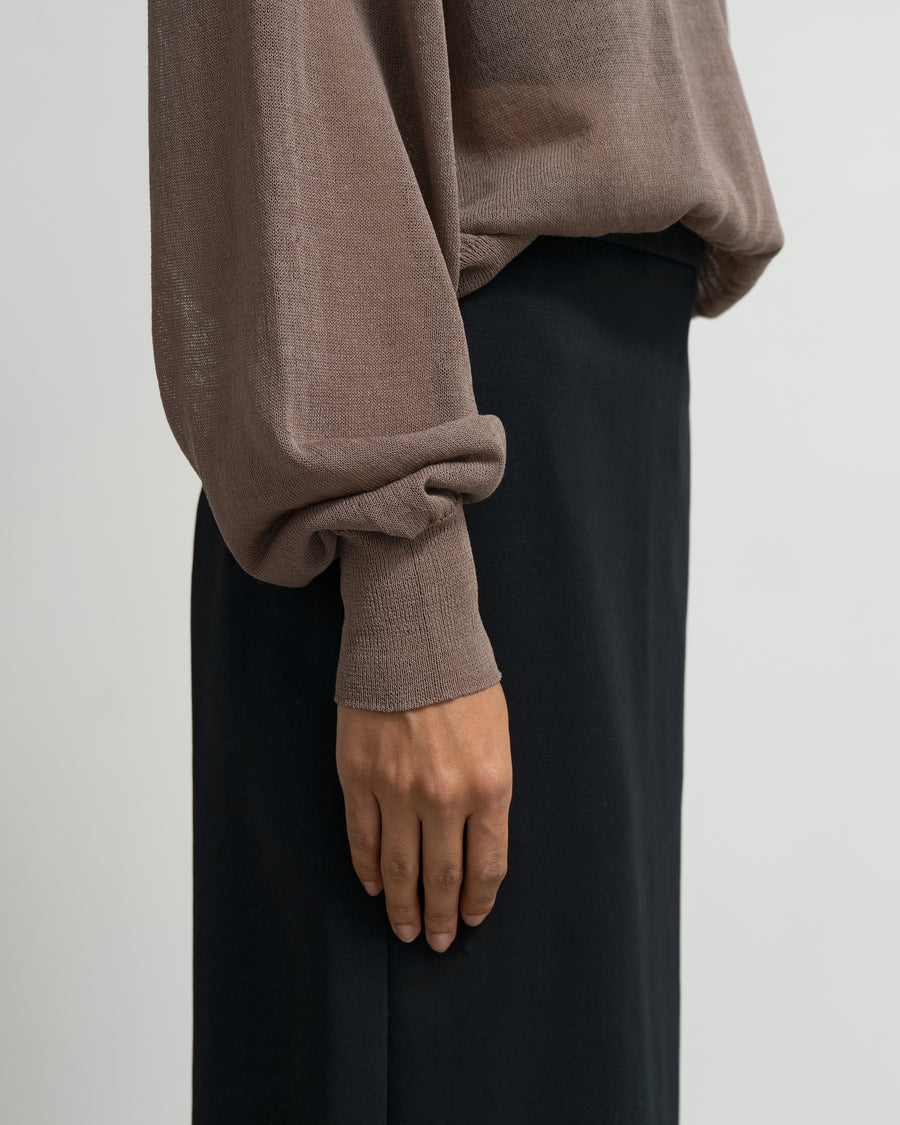 Coiled Wool Nylon Oversized Crew Neck Knit – Graphpaper