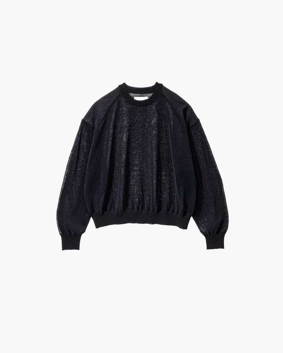 Coiled Wool Nylon Oversized Crew Neck Knit – Graphpaper