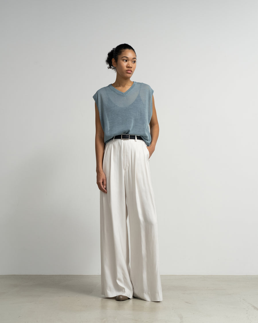 SALE- Coiled Wool Nylon V Neck Knit Vest – Graphpaper