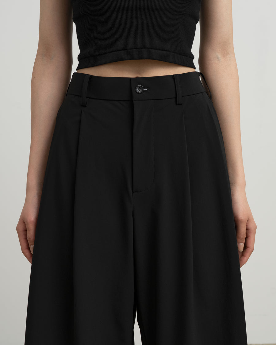 Flex Tricot Two Tuck Wide Cropped Pants – Graphpaper