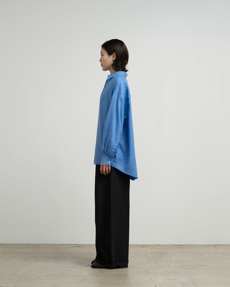 Linen L/S Oversized Regular Collar Shirt – Graphpaper