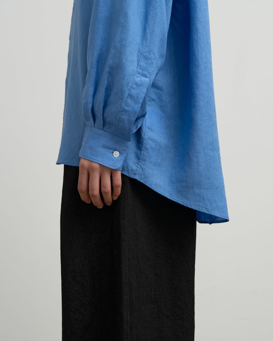 Linen L/S Oversized Regular Collar Shirt – Graphpaper