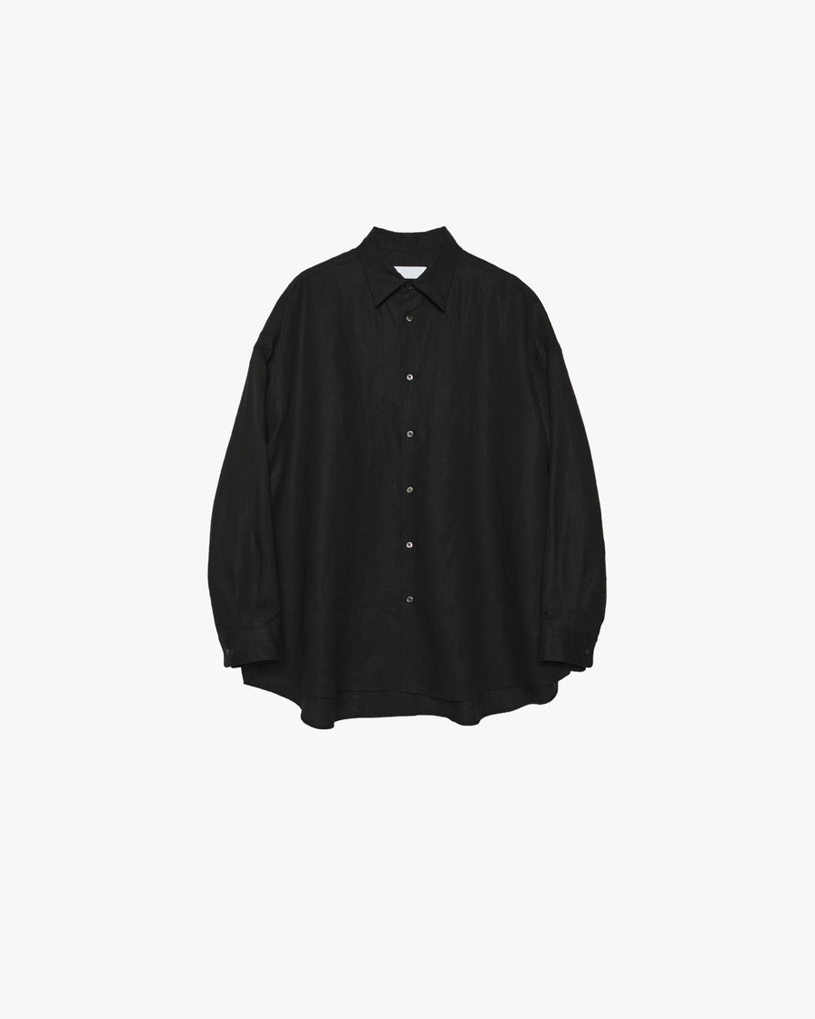Linen L/S Oversized Regular Collar Shirt – Graphpaper