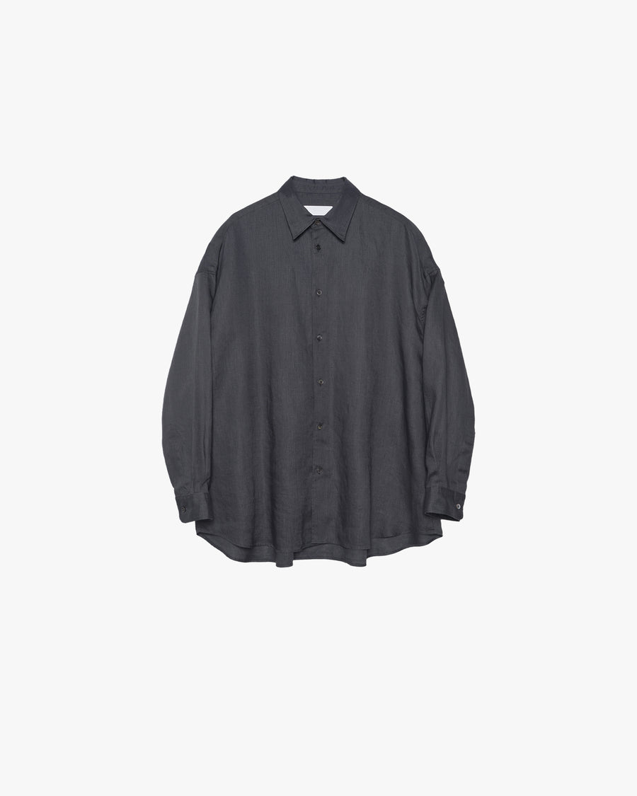 Linen L/S Oversized Regular Collar Shirt – Graphpaper