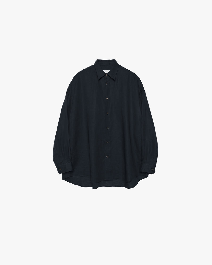 Linen L/S Oversized Regular Collar Shirt – Graphpaper
