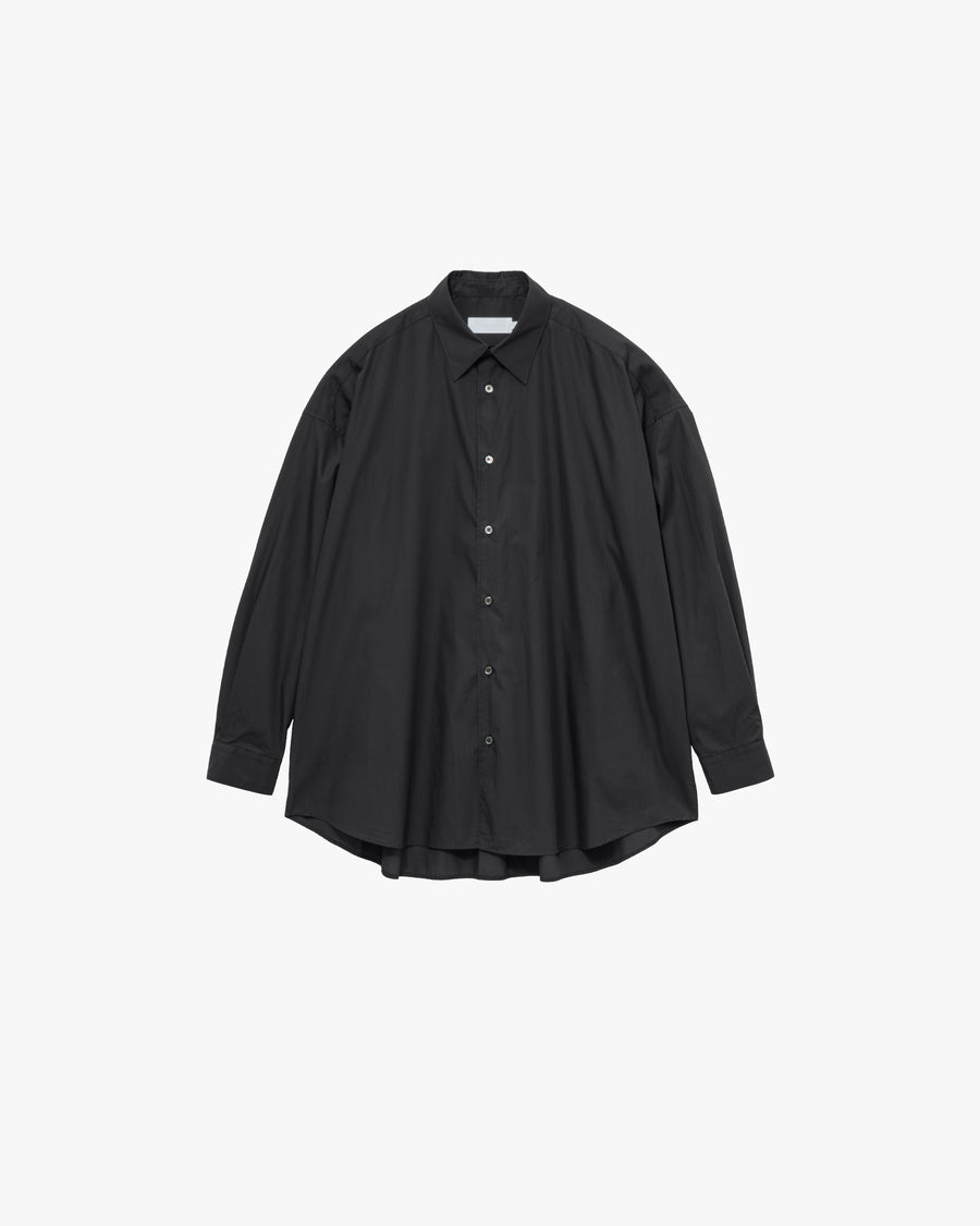 Broad L/S Oversized RegularCollar Shirt黒 Broad L/S Oversized Regular Collar Shirt – Graphpaper