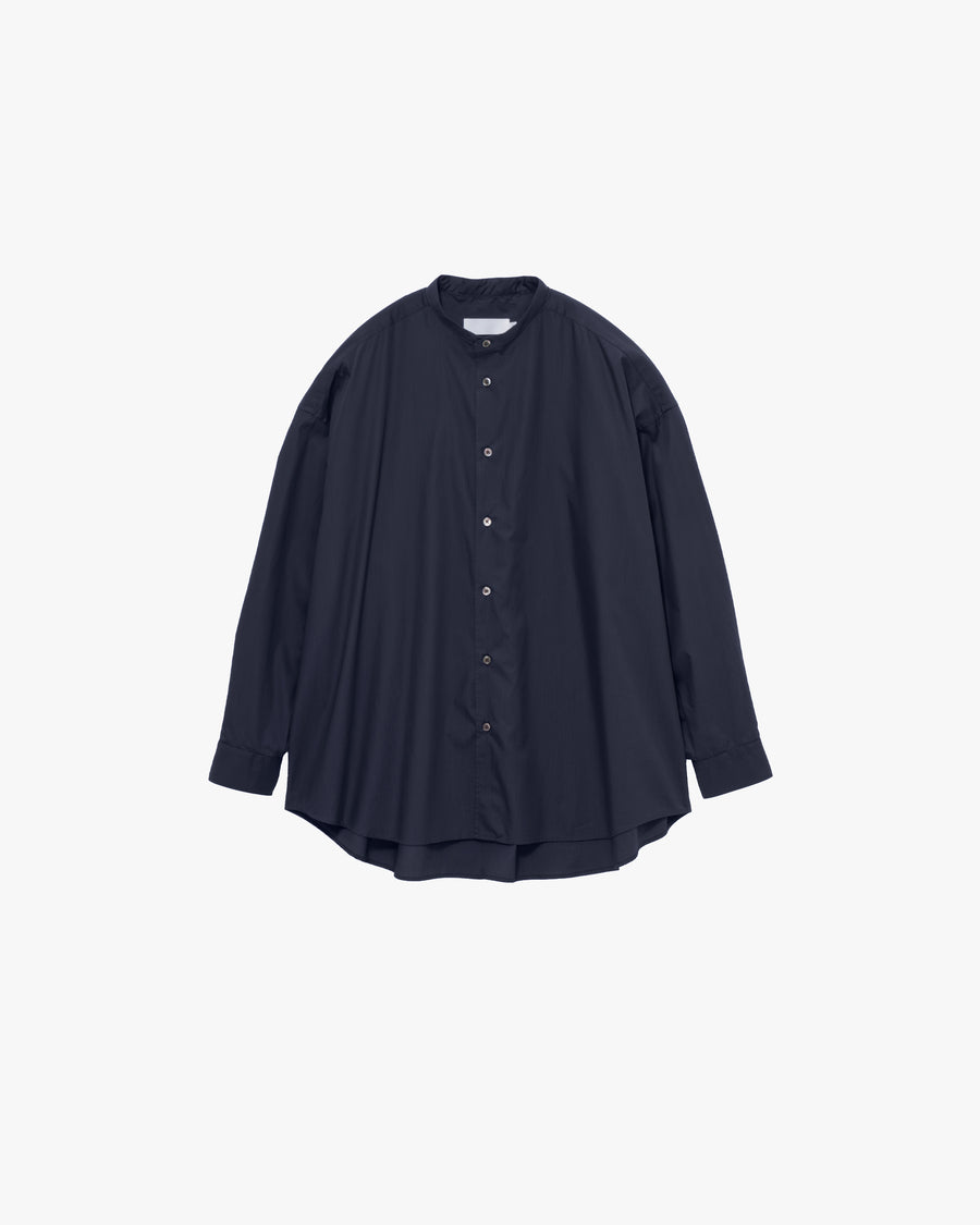 Broad L/S Oversized Band Collar Shirt – Graphpaper