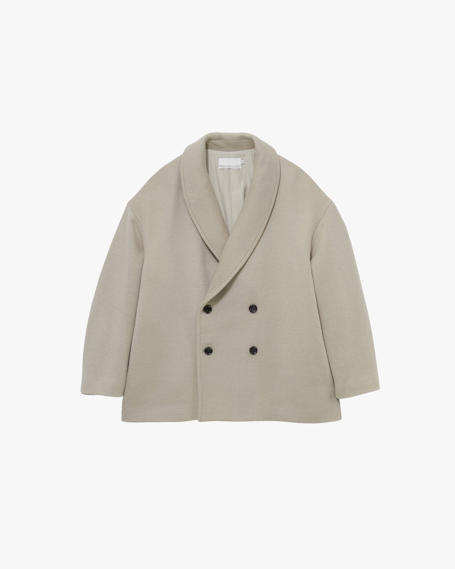 Light Melton Shawl Collar Coat – Graphpaper
