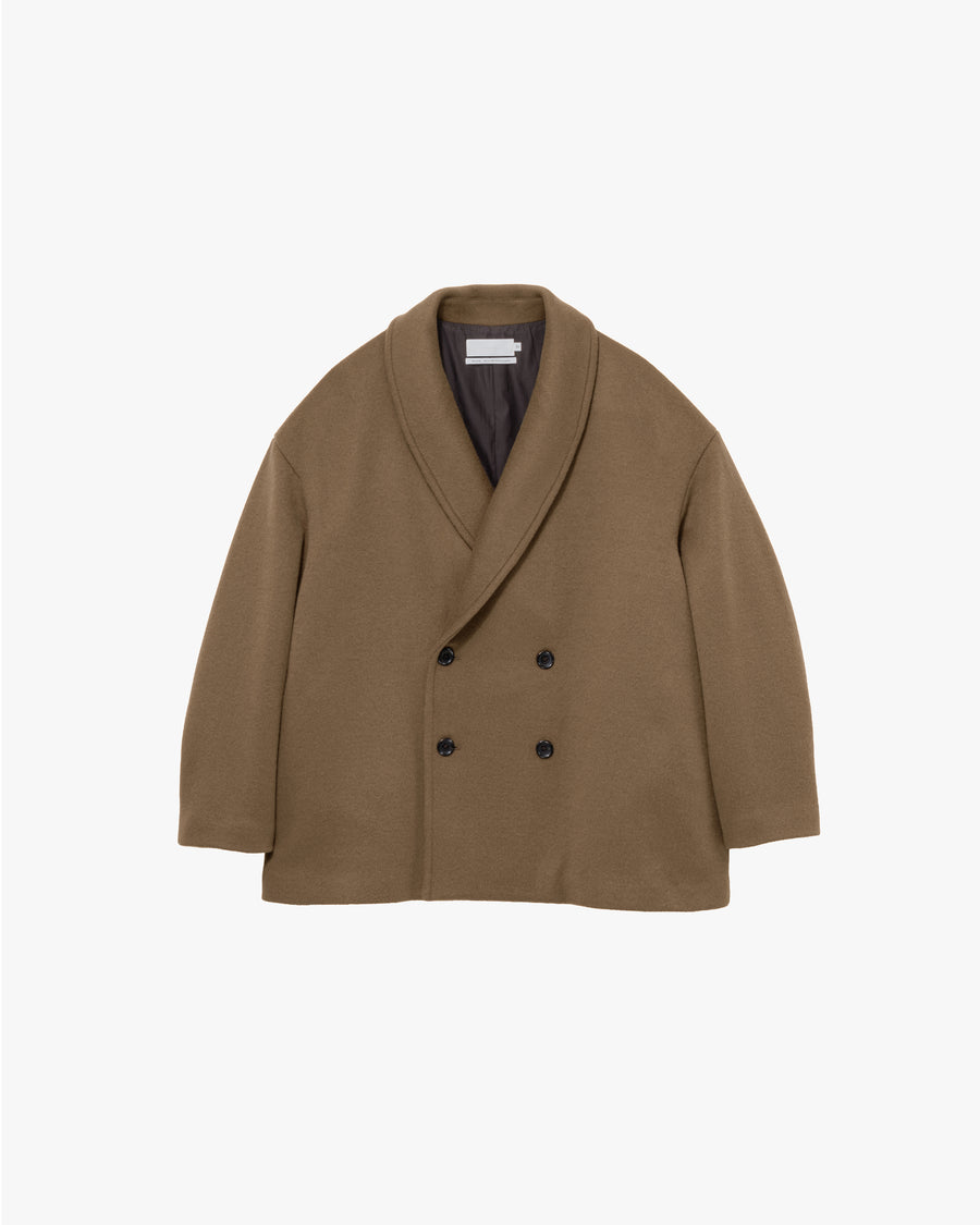 Light Melton Shawl Collar Coat – Graphpaper