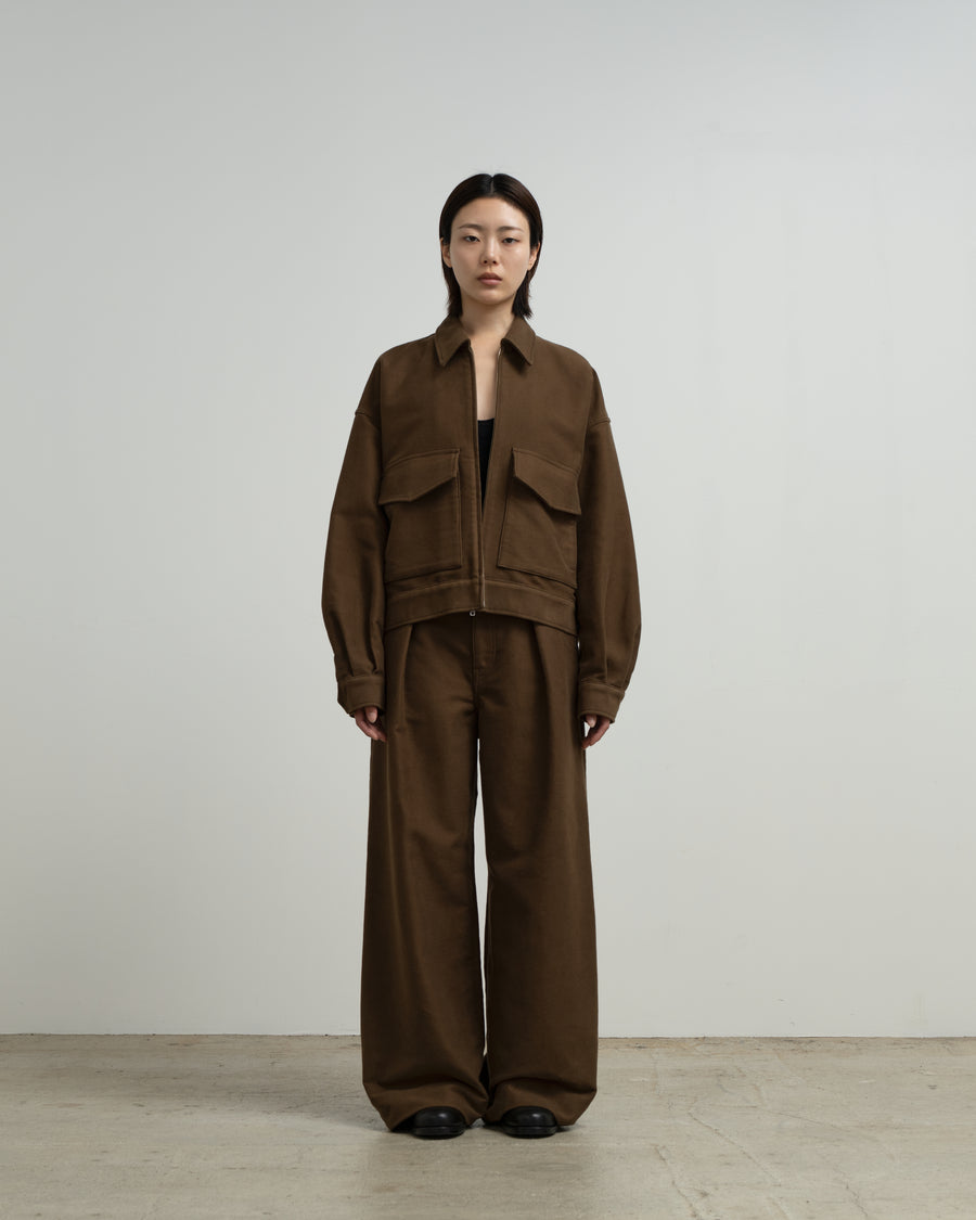 Cotton Double Serge Zip Jacket – Graphpaper
