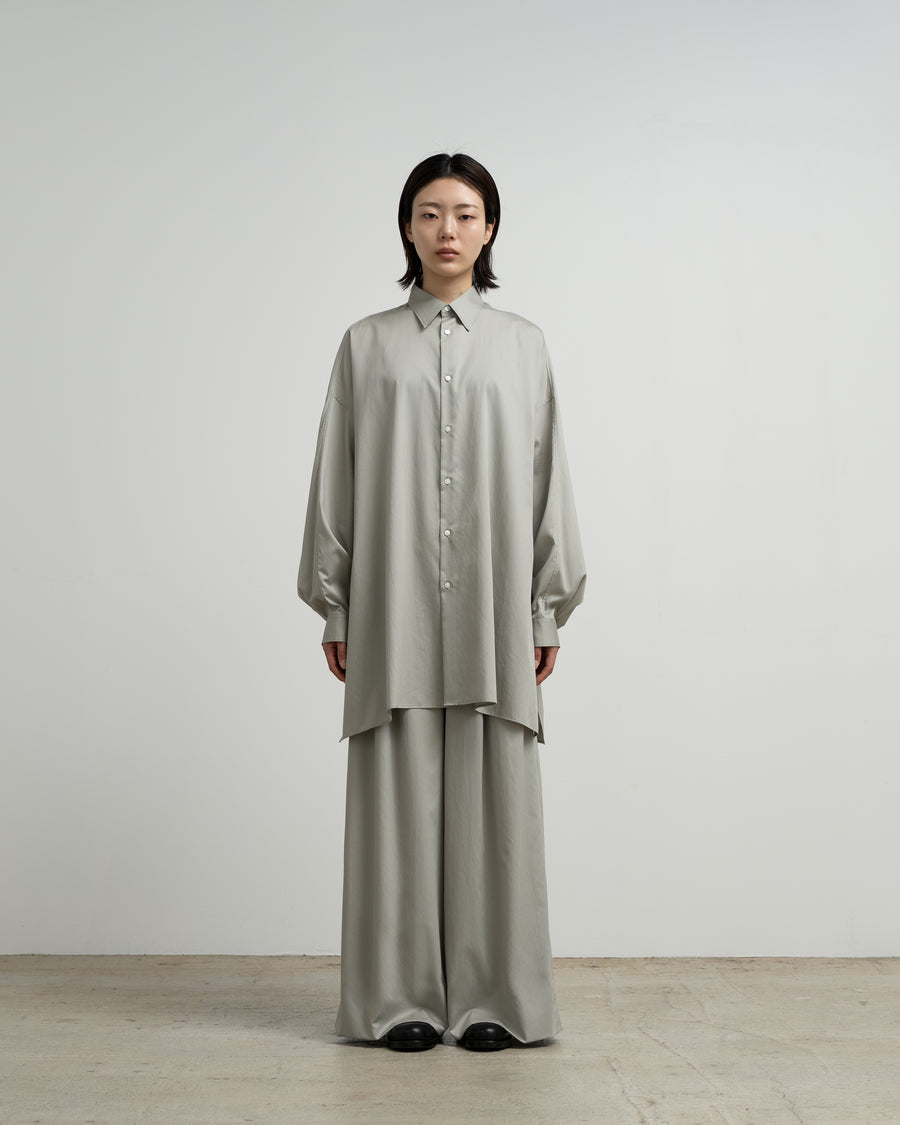 Silicon Poplin Two Tuck Easy Wide Pants – Graphpaper