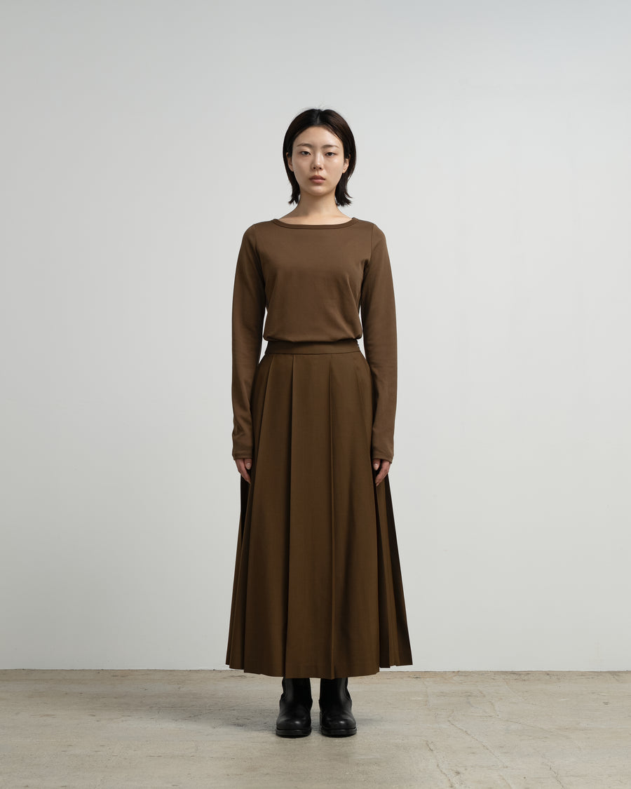 Wool Ripstop Box Pleats Skirt – Graphpaper