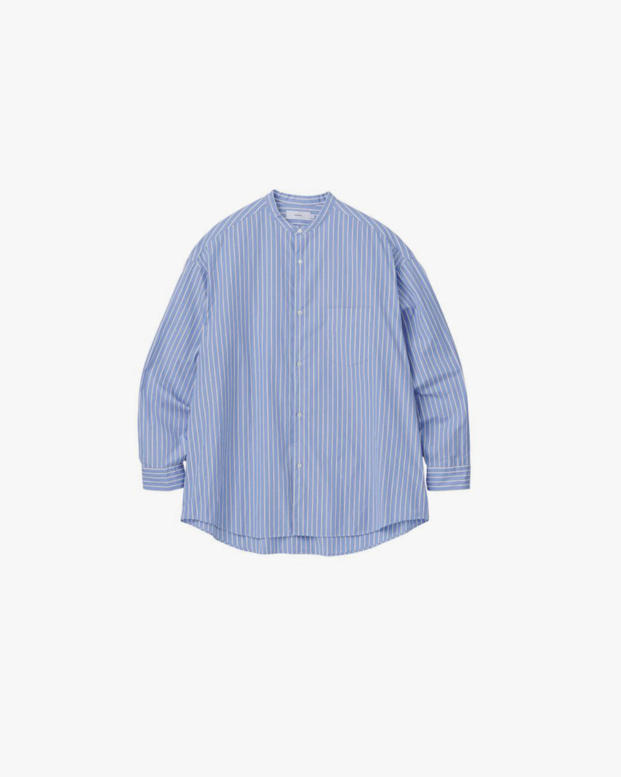 SOKTAS High Count Broad L/S Oversized Band Collar Shirt