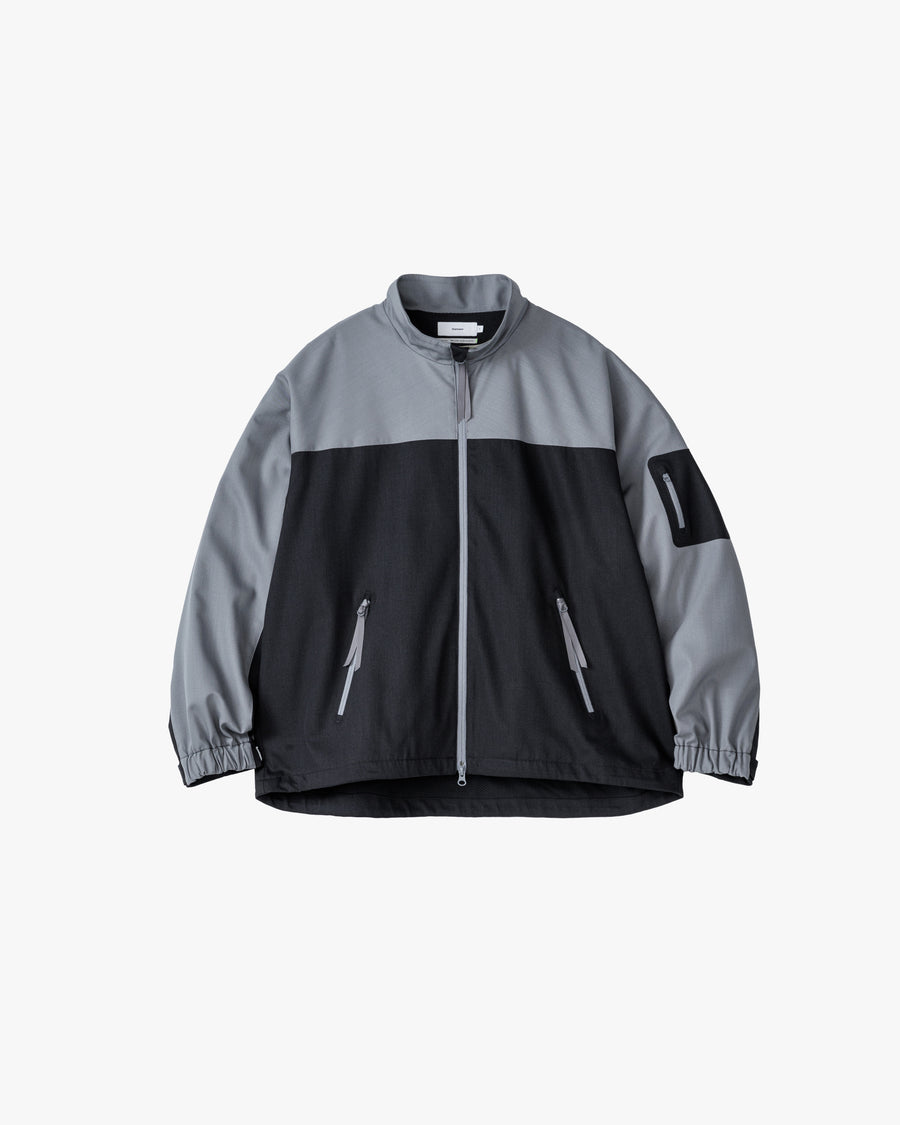 Wool Nylon Gabardine Shell Jacket