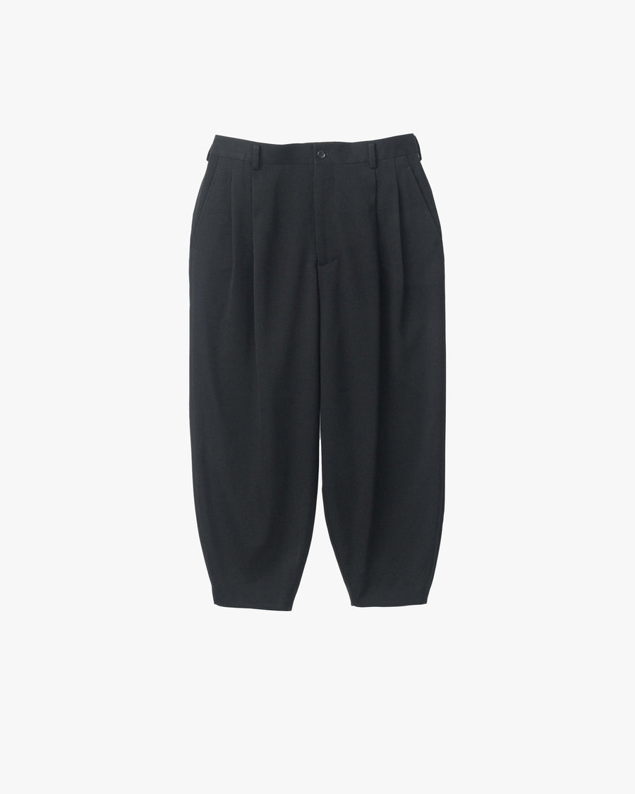 Wool Doeskin Tapered Trousers