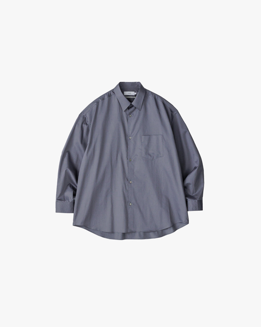 Silicon Poplin Oversized Regular Collar Shirt