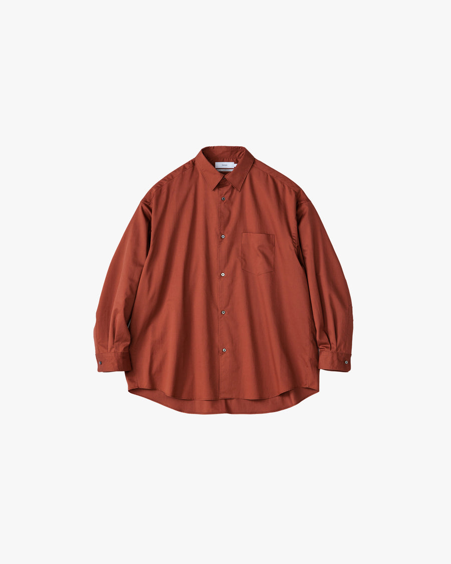 Silicon Poplin Oversized Regular Collar Shirt