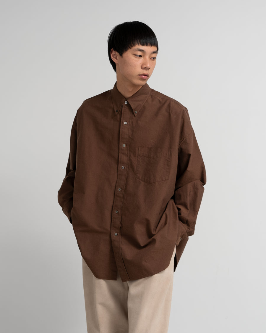 Oxford L/S Oversized B.D Shirt