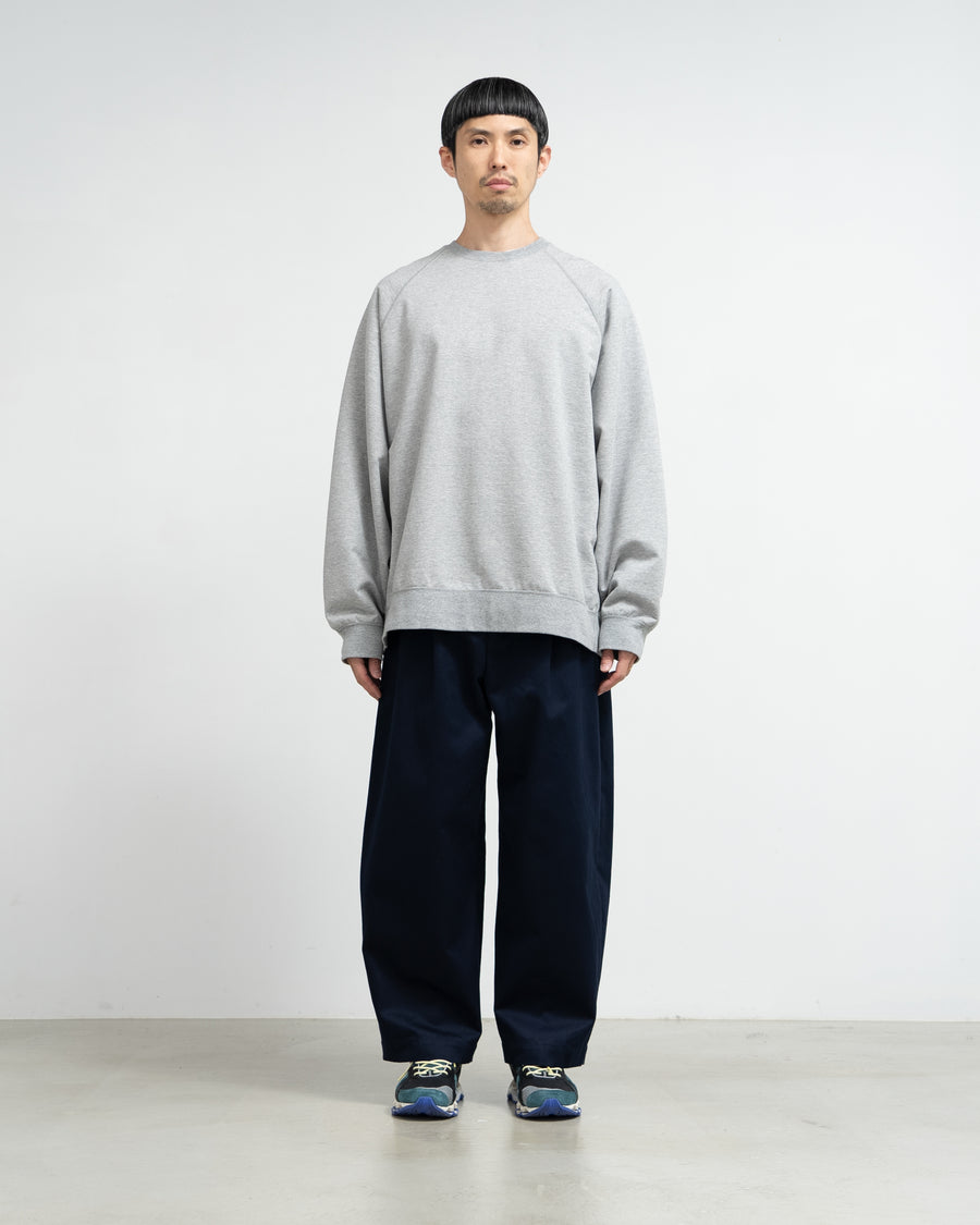 Ultra Compact Terry Crew Neck Sweater