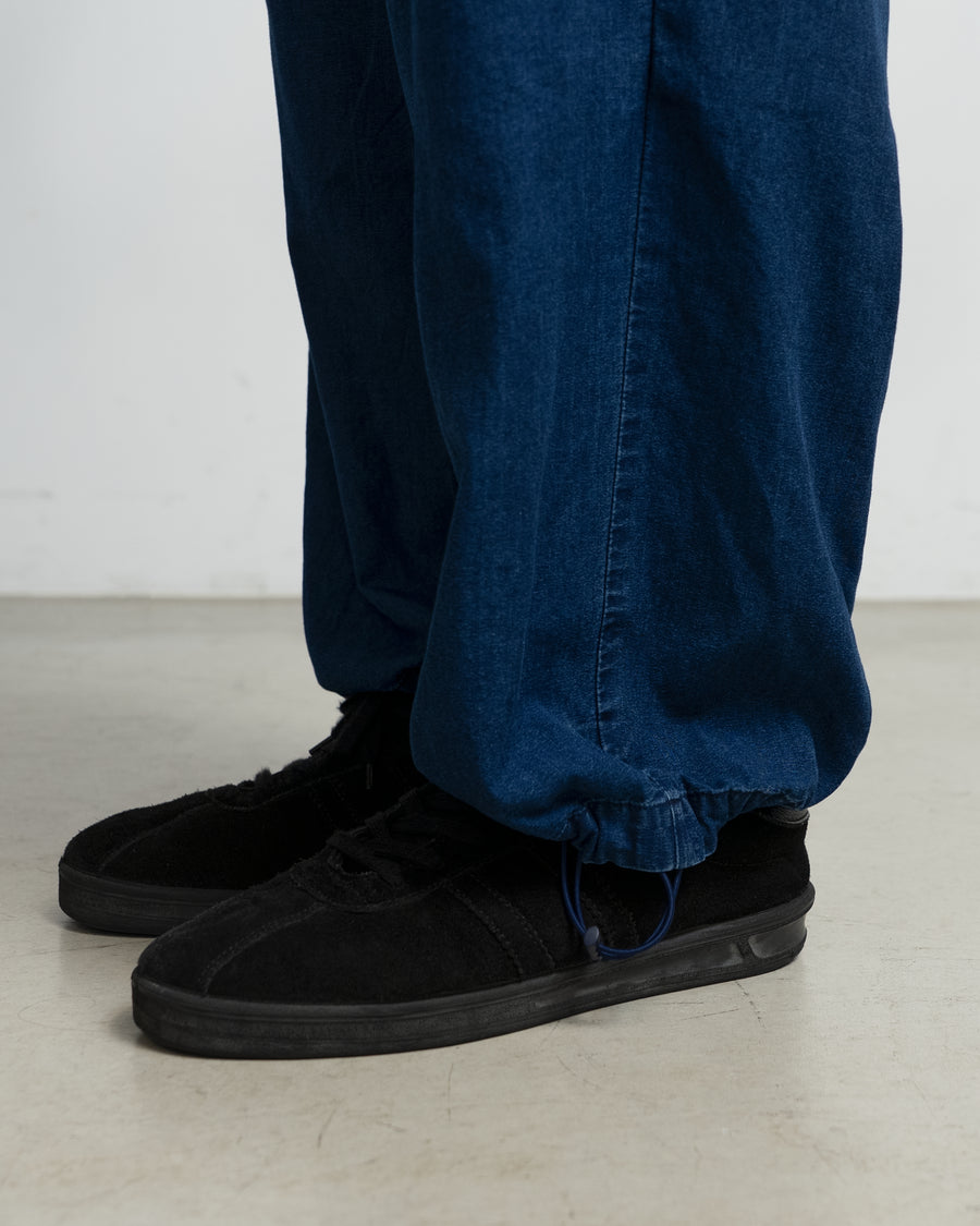 SIDOGRAS Indigo Poplin Track Pants