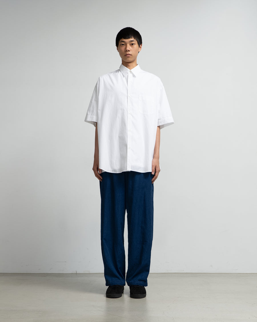 SIDOGRAS Indigo Poplin Track Pants