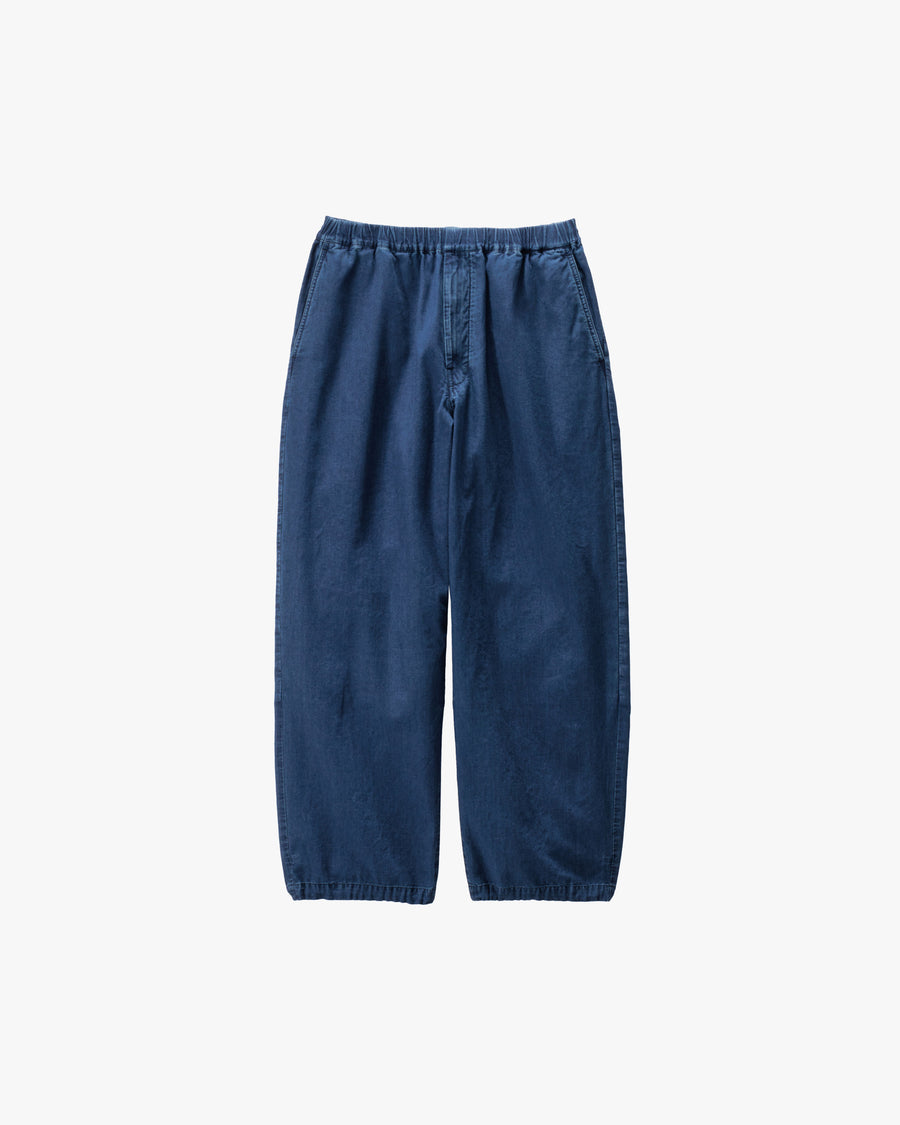 SIDOGRAS Indigo Poplin Track Pants