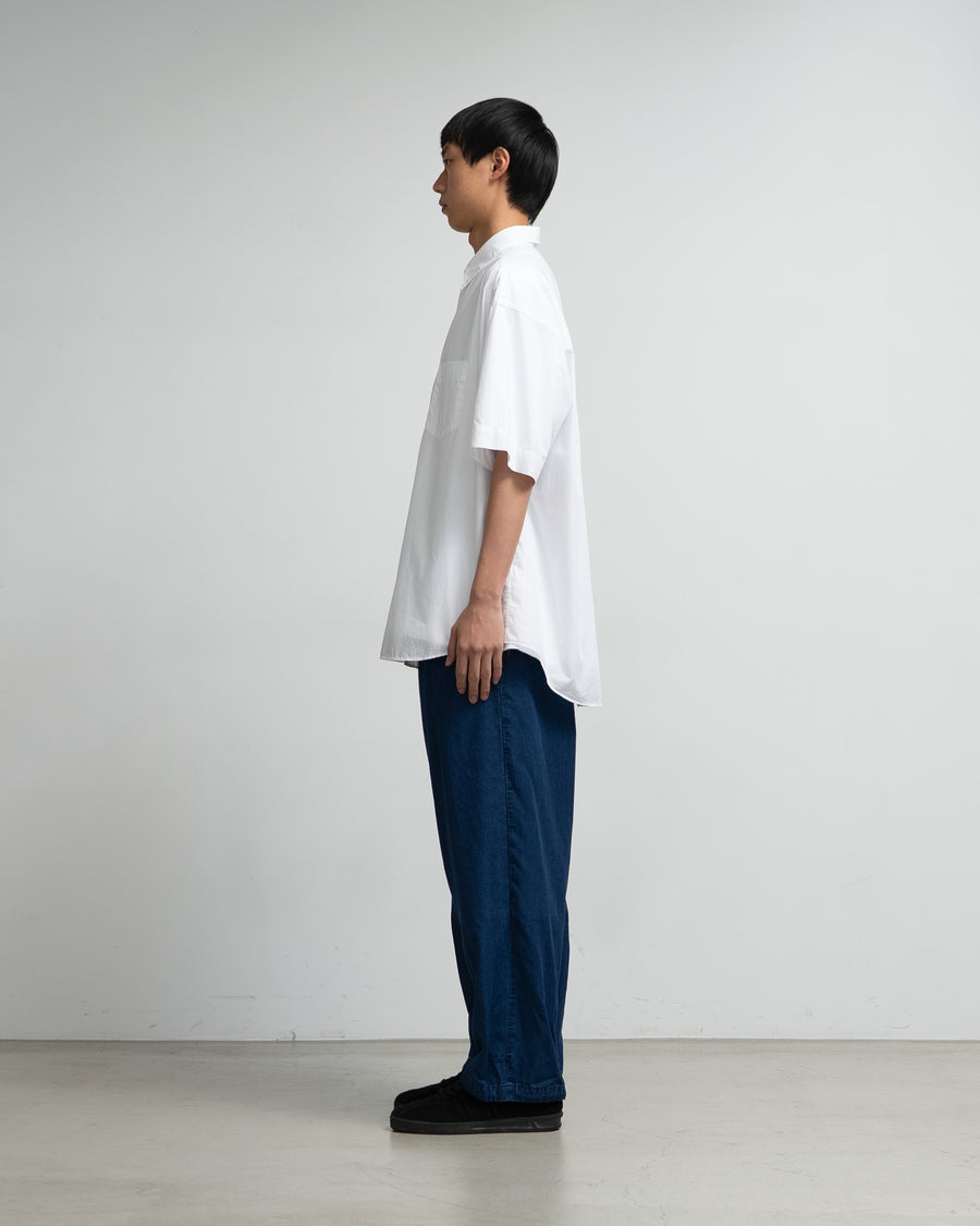 SIDOGRAS Indigo Poplin Track Pants