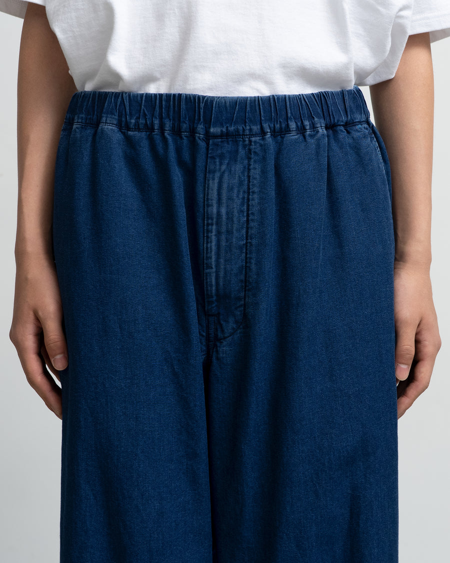 SIDOGRAS Indigo Poplin Track Pants