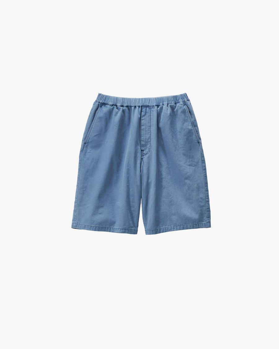 SIDOGRAS Indigo Poplin Track Shorts