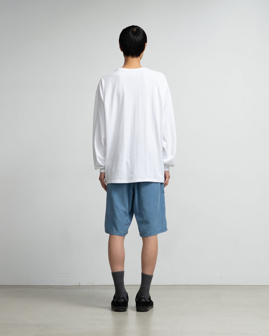 SIDOGRAS Indigo Poplin Track Shorts