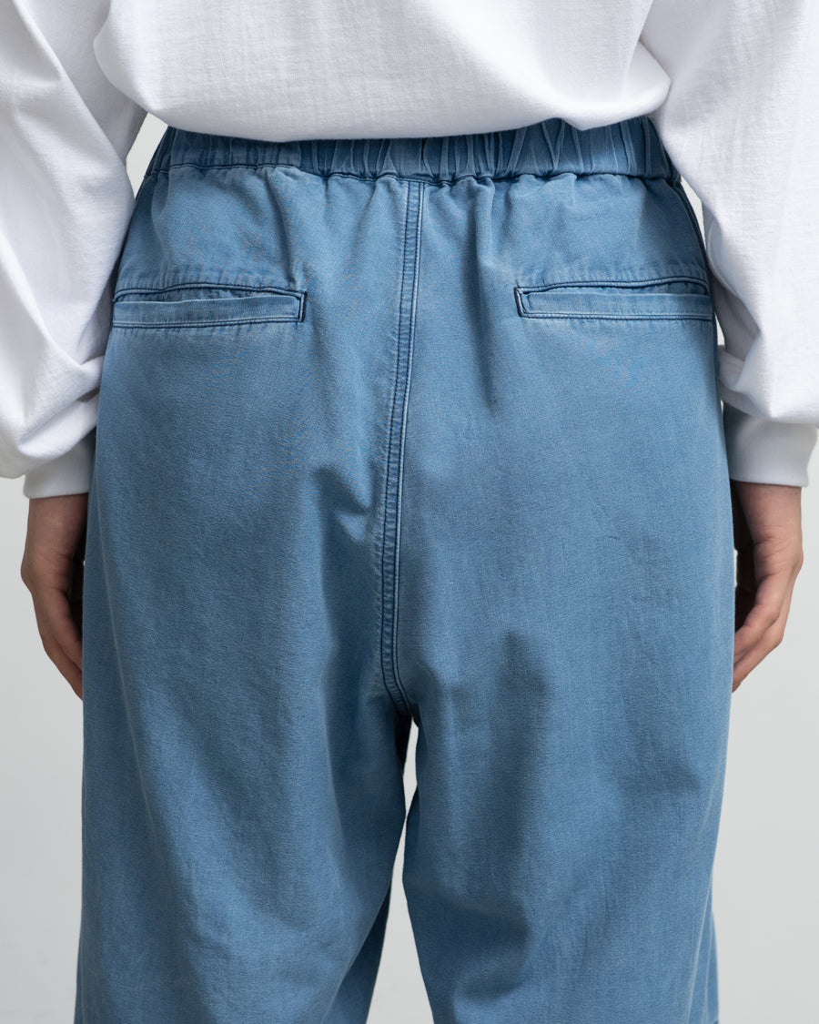 SIDOGRAS Indigo Poplin Track Shorts
