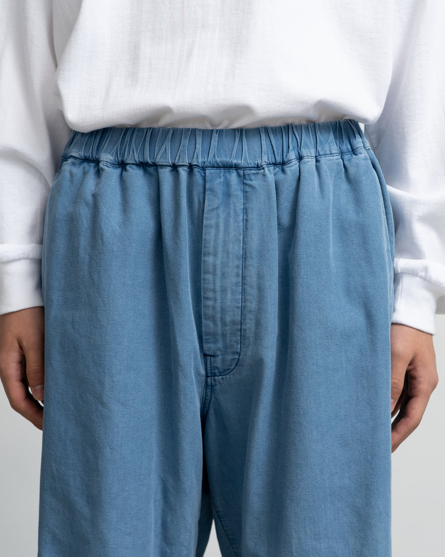SIDOGRAS Indigo Poplin Track Shorts