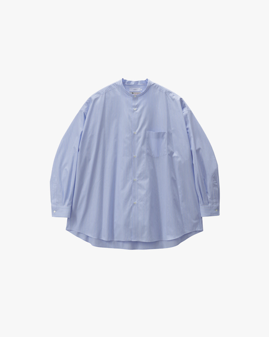 SIDOGRAS L/S Oversized Band Collar Shirt