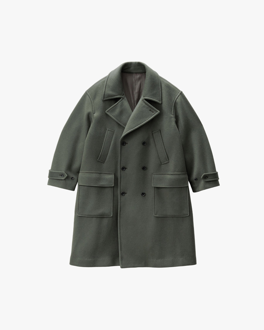 Light Melton Pea Coat
