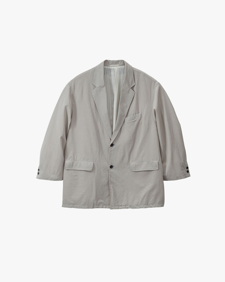 Fulled Wool Gabardine Oversized Jacket